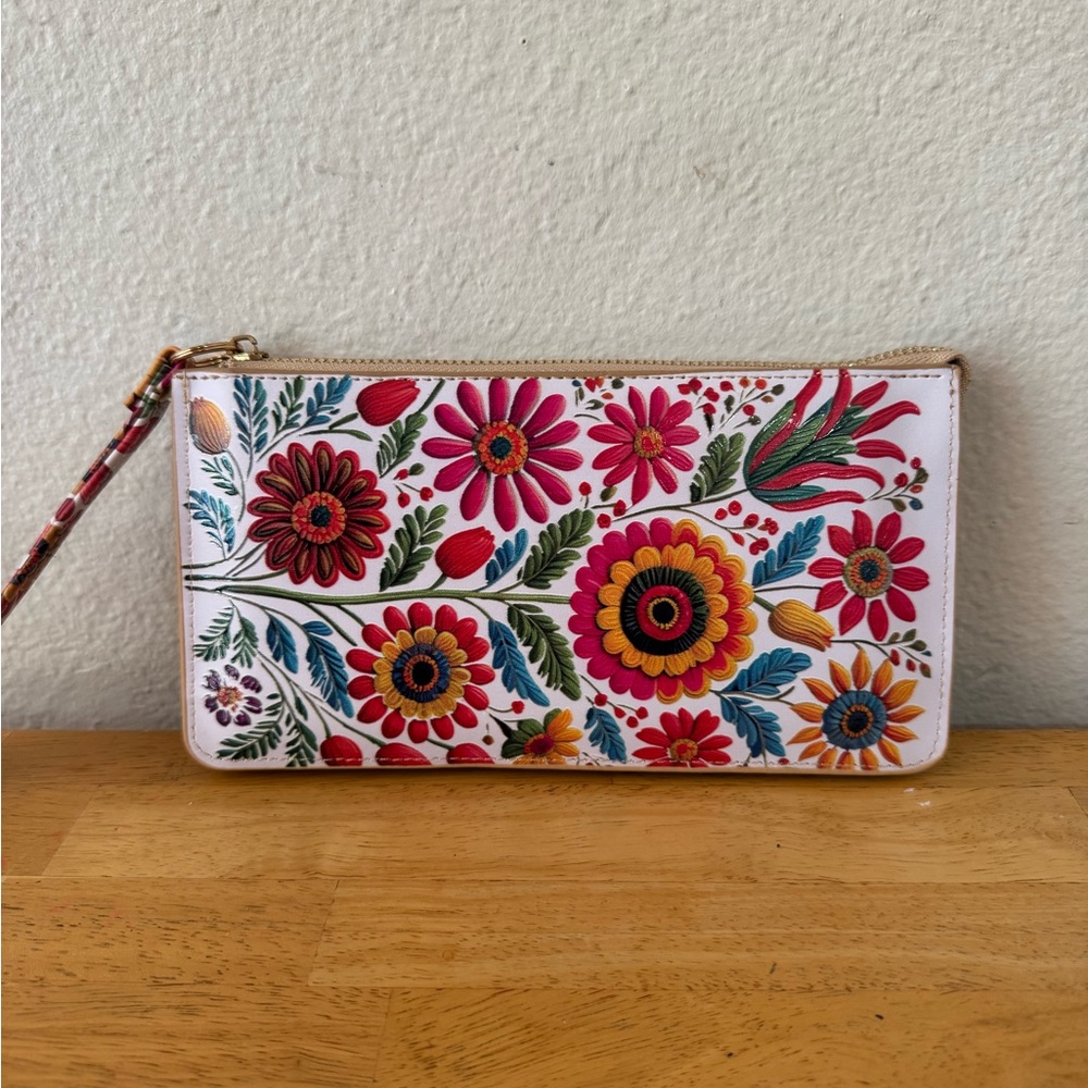 Floral Wristlet